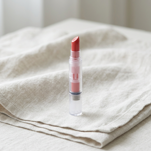 Bálsamo Labial Humectante de Larga Duración con Fórmula Cosmética Coreana, Color Coral, con Tapa Automática CLICKA para Labios Voluminosos - Product Image 1