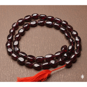 Wholesale Best Quality 8x5mm Oval Garnet <b>Stone</b> <b>Beads</b> Maroon Loose <b>Beads</b> for DIY Jewelry Making Beadsnfashion SP-2108 - Product Image 1