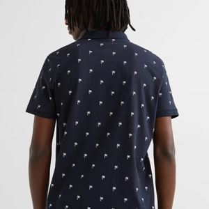 Camisa Casual de Manga Corta para Hombre, Color Sólido, Combinable, 100% Algodón, Tejido de Punto, 120g, con Bolsillo y Función de Secado Rápido - Product Image 3