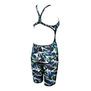 Maillots de bain d'une seule pièce de dames de service d'OEM dans le maillot de bain teint par plaine de couleur unie pour l'usage extérieur - Product Image 3