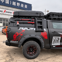 Auvent rigide en aluminium Adventure Topper pour Jeep Gladiator Sports S 2021-2024, benne de 5 pieds, camping 4x4, étanche