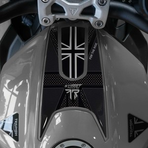 Adesivi Protettivi 3D per Serbatoio Moto Compatibili con Triumph Street Triple 765 R 2023-24 - Product Image 1