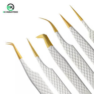 Juego de Pinzas para Pestañas para Salón y Uso Doméstico, Pinzas para Pestañas con Logotipo Personalizado para Venta al por Mayor OEM - Product Image 4