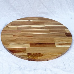 Durable 60cm <b>Round</b> <b>Table</b> <b>Top</b> 25mm Thick Acacia Wood Model MB014 - Product Image 2