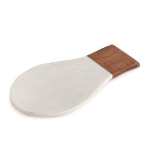 Handcrafted Acacia Wood Spoon Rest Holder Metal <b>Kitchen</b> Holder for Spatulas Spoons <b>Tongs</b> More - Product Image 3