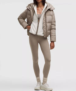 2025 New Autumn Female Lightweight Packable Hooded Down Coats Custom WholeSale - Product Image 3