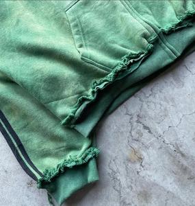 เสื้อฮู้ดฟอกสีกรดวินเทจสำหรับผู้ชายผู้หญิงเสื้อมีฮู้ดขนาดใหญ่พิเศษพิมพ์โลโก้ได้ตามต้องการ - Product Image 5