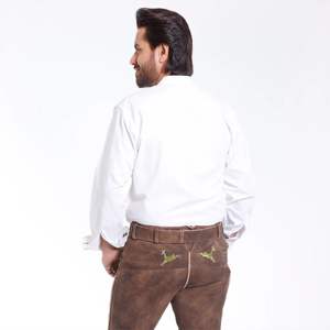 เสื้อเชิ้ตแขนยาวลำลองและเป็นทางการมีกระดุมสำหรับผู้ชายเสื้อปักลายสำหรับธุรกิจ - Product Image 4