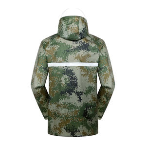 ชุดสูทกันฝนลายพรางกันน้ำทนทานพร้อมฮู้ดและปลอกยางยืดเพื่อความคุ้มครองสูงสุด - Product Image 3