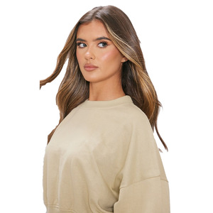 Sweat à capuche court à la mode pour dames Fabricant OEM/ODM pour vêtements de marque privée - Product Image 2