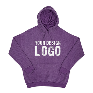 Sudadera con Capucha de Felpa Tejida Gruesa Personalizada, Mezcla de Algodón Premium, Diseño Sólido, Transpirable, Unisex, con Bolsillo Canguro - Product Image 4