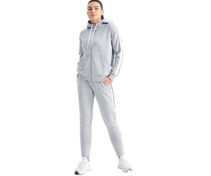 Chándal de algodón % de lana tecnológica para mujer 2024, ropa deportiva de Fitness de talla grande transpirable de dos piezas de secado rápido - Product Image 3