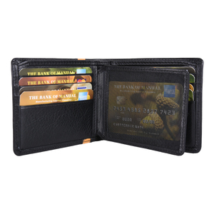 Hot Sale <b>RFID</b> <b>Blocking</b> Vintage Leather <b>Wallet</b> with Open Closure and Pop up Design - Product Image 2