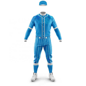 Uniformes de baseball et de softball en polyester de haute qualité Ensembles personnalisés respirants et confortables Techniques imprimées - Product Image 6