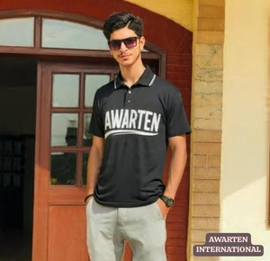 เสื้อโปโลผู้ชายเสื้อกีฬากอล์ฟพิมพ์ลายแบบกำหนดเองเสื้อยิมแห้งเร็วระบายอากาศแขนสั้นเสื้อโปโล - Product Image 3