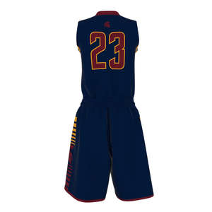 100% polyester vente en gros personnalisé séchage rapide gants de haute qualité uniformes de basket-ball de ville ensembles de maillots de basket-ball personnalisés - Product Image 3