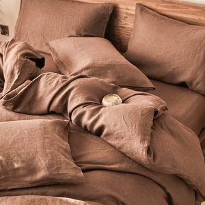 Tela de Lino Orgánico 100% al por Mayor, 115''/292cm de Ancho, Estilo Liso, para Camisas de Niños y Niñas, Ropa de Cama, Cojines, Vestidos, Sofás y Cortinas - Product Image 1