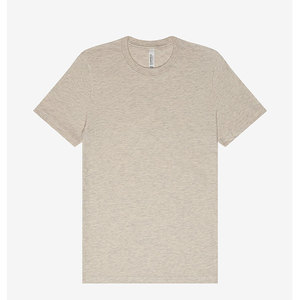 Nouveauté T-shirt unisexe chiné à manches courtes CVC-T-shirt respirant en mélange de coton et polyester de qualité supérieure - Product Image 1