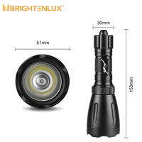 Lampe de poche de plongée sous-marine puissante Led professionnelle lampe torche sous-marine Rechargeable lampe de poche de plongée étanche pour la plongée