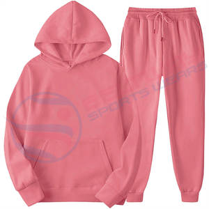 <b>Half</b> <b>Zip</b> <b>Sweatshirt</b> Quality Track Suit 2024 <b>Women's</b> Pink Gary Black Tracksuits Suits Private Label Blank Track Sweat Suits - Product Image 3