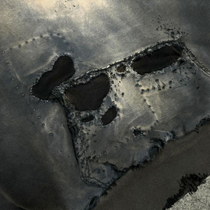 Utomization 460g Spray Dyeing Acid Wash Sun Faded Distressed Plus Size Sudaderas con capucha para hombre Drop Shoulder Plain - Product Image 4