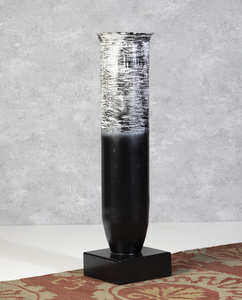 Premium Quality Modern Decorative Ceramic Flower Vase for Home Office Decoration with Premium Finishing Look <b>Glass</b> Crystal Vase - Product Image 3