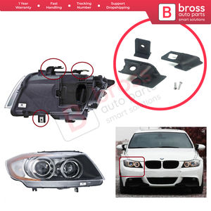 BHL40 soporte de faro montaje soporte de reparación Tab Set Lado derecho para 3 Series E90 E91 E92 E93 63116942726 Bross Auto Parts - Product Image 2