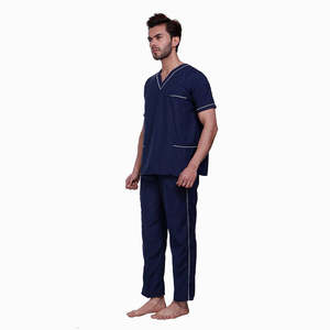 Genuine High Quality Fabric Medical Nurse Hospital <b>Men</b> Doctor Scrub Suits Woven Custom Design <b>Stretchy</b> Wear Denim Uniform - Product Image 4