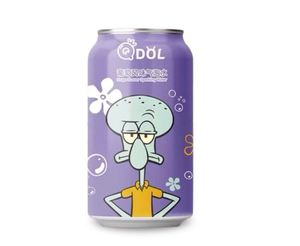 QDOL Spongebob Squarepants Strawberry Flavor Soda 330ml Refreshing Sweet Carbonated Soft Drink <b>Beverage</b> - Product Image 6