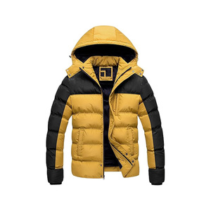 Vente en gros de vêtements d'hiver à la mode de couleur noire manteaux de créateurs veste en duvet pour hommes taille plus imperméable et souple d'extérieur - Product Image 1