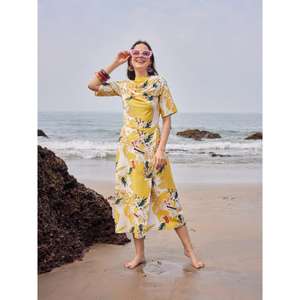 Robe imprimée à fleurs pour femmes - Product Image 1