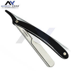 Nuevas maquinillas de afeitar de peluquero Mango de plástico negro OEM/Maquinillas de afeitar de salón Acero inoxidable Mejor calidad Precio al por mayor Maquinillas de afeitar - Product Image 6