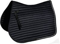 Tapis de selle en satin équestre pour le saut d'obstacles et le dressage, bordure en strass et cristaux, rembourrage en mousse, chaud, doux, haute qualité