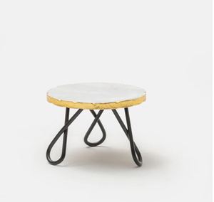 การออกแบบใหม่หินอ่อนสีขาวยืนเค้กสำหรับการใช้งานงานแต่งงานบ้านโรงแรมร้านอาหารพรรคส่งออกที่มีคุณภาพสูงขายตรงจากโรงงาน - Product Image 6