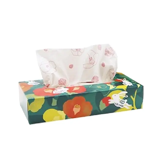 Made in Japan Box di tessuto 120W carta velina per il viso carta velina tovagliolo di carta vendita caldo prodotti 2024 all'ingrosso di alta qualità