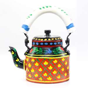 Latest Hand Painted Metal Tea <b>Kettle</b> for Tea Serving New Style Decorative <b>Kettle</b> Pot <b>Modern</b> Design Available at Wholesale Price - Product Image 4
