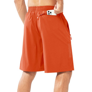 2025 Wholesale High Quality Stretch Fabric Quick Dry Athletic <b>Shorts</b> Plain Fitness Curved Hem Custom Printing Logo <b>Men</b> <b>Shorts</b> - Product Image 2