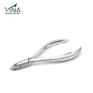 Vina VNC-05-GC pince à cuticules en acier inoxydable Salon de beauté qualité supérieure nettoyage des cuticules des doigts fabricant du Vietnam - Product Image 1