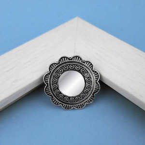 Jeweljunk Casual Rose Gold Plated Mirror Anillo de dedo ajustable Anillos de racimo de un tamaño con deslustre Free Feature-1505502B - Product Image 1