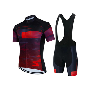 Jersey de ciclismo transpirable de diseño sublimado de alta calidad y conjunto corto de babero cantidad de sublimación camisas personalizadas Anti estilo - Product Image 4