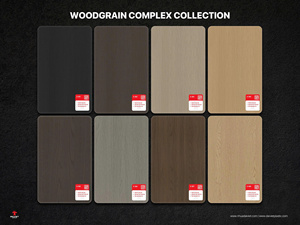 Panneau en mousse PVC de 17 mm, chêne gris clair, 1220x2440 mm, fabriqué au Vietnam pour les meubles de salon et la décoration intérieure de la chambre à coucher - Product Image 3