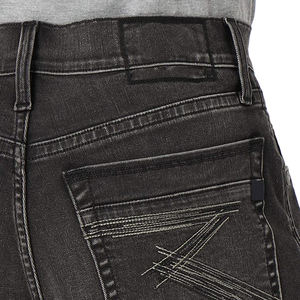 Short en denim cousu avec logo personnalisé, vêtements de loisirs anti-rides, respirant, confortable, pour hommes, couleurs personnalisées - Product Image 5