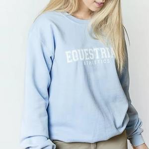 Service OEM Logo personnalisé à manches longues avec support ensemble de sweat-shirt femmes décontracté mode imprimé costume broderie décoration automne hiver - Product Image 4