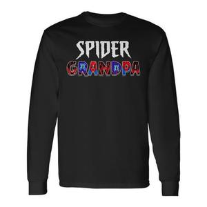 Spider Grandpa Camiseta de manga larga para hombre, traje para fiesta de cumpleaños - Product Image 2