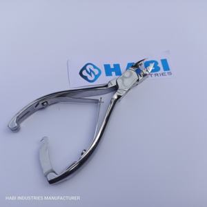 Coupe-ongles à double ressort en acier inoxydable avec logo personnalisé Coupe-doigts de pédicure à bord pointu robuste pour les ongles incarnés de bébé - Product Image 4