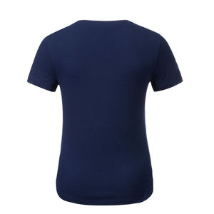 เสื้อยืดคอกลมคอกลมสำหรับใส่ในฤดูร้อนเสื้อตัวสั้นพร้อมบริการ OEM เสื้อยืดคอกลมผ้าคอตตอนออกแบบตามสั่ง - Product Image 5