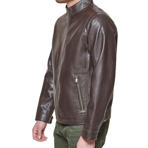2024 High Quality Best Design Leather <b>Jacket</b> OEM Customized Winter Thick <b>Summer</b> Washable Short <b>Men</b> Leather <b>Jackets</b> - Product Image 3