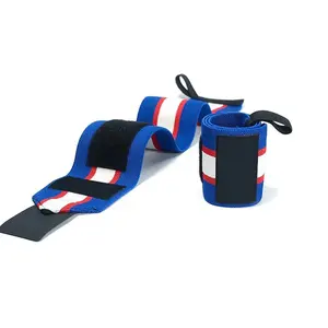 New Weightlifting Leg Press and Cross Training Knee Wraps Power lifting Knee Wrist Wraps