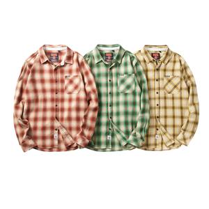 Men's Shirts ODM Factory Price Blank Custom Vintage <b>Flannel</b> Fashion Men's Shirts Button up Casual Plus Size Men's Shirts - Product Image 5