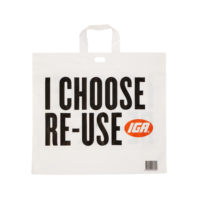 Sac fourre-tout en plastique PE extra lourd, grand format, personnalisé, pour la plage, le bateau ou les courses